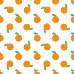 Fototapeta na wymiar Cartoon orange seamless pattern background.