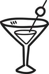 Summer illustration on transparent background