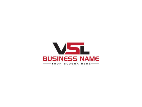 VSL Logo Letter Vector Icon, Creative VS vsl Logo Icon Design For Company