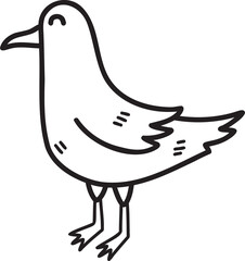 Summer illustration on transparent background