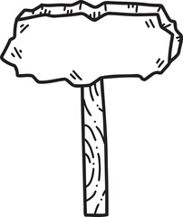 Summer illustration on transparent background