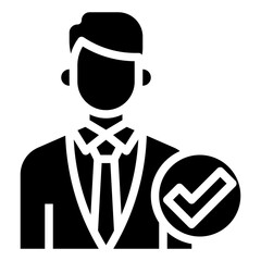 APPROVED glyph icon