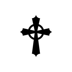 silhouette of the cross of jesus Religious Christians