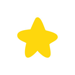yellow star shape collection night sky decoration