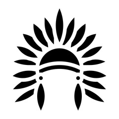 INDIAN HAT glyph icon