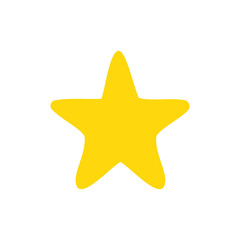 yellow star shape collection night sky decoration