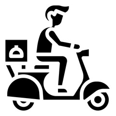 MOTORBIKE glyph icon