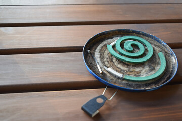Mosquito coil in Summer