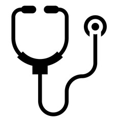 STETHOSCOPE glyph icon
