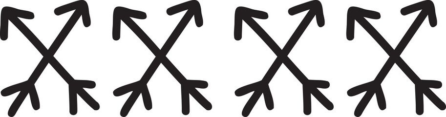 doodle illustration on transparent background