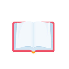 Open book vector. education concept online learning