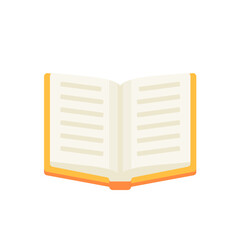 Open book vector. education concept online learning