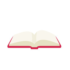 Open book vector. education concept online learning