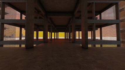 liminal space abandoned building