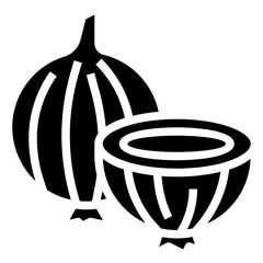 ONION glyph icon