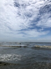Fototapeta premium clouds over the sea