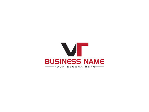 Colorful VT Letter Logo, typography vt Logo Letter Vector Icon Design For All Kind Of Use