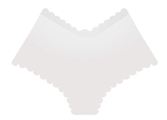 V waist panties. vector illustration