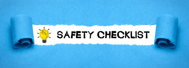 Safety Checklist