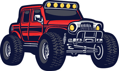 adventure off road red