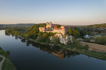 Naklejka na ściany i meble Tyniec monastery in Cracow, Poland. 