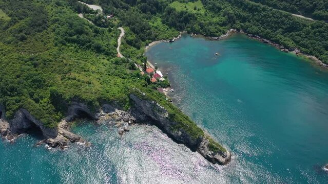 Beautiful landscape of Gideros Bay - Cide, Kastamonu, Turkey
