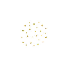 gold glitter stars