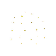 Gold Glitter Stars