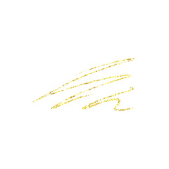 Gold Glitter Painting