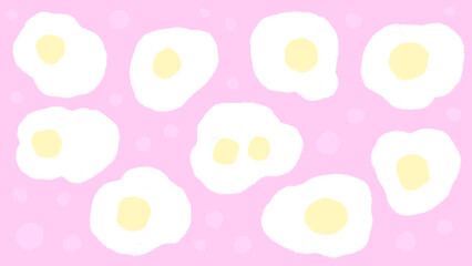 fried egg wallpaper♪