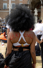 Black lives matter protest, Bristol 2020