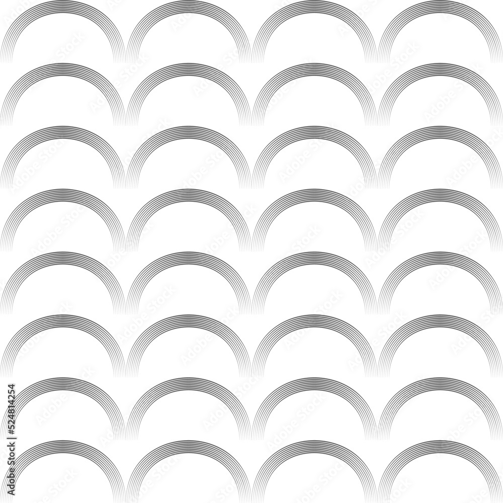 Poster design seamless monochrome striped pattern. abstract textured background.
