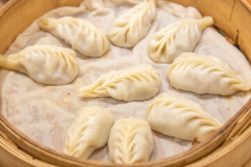 Fototapeta na wymiar Chinese special breakfast-beef fried dumplings