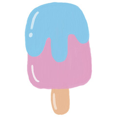 ice cream stick cartoon icon