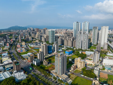 LinKou Residential District In New Taipei Of Taiwan