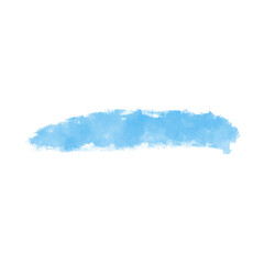 Blue Watercolor Brushstroke