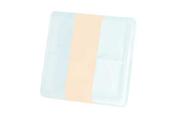 Plastic boxes for food and snacks which ideal for use in the design mockups