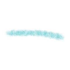 cyan glitter brushstroke