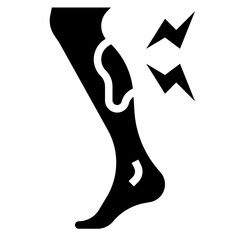 BRUISED CALF glyph icon