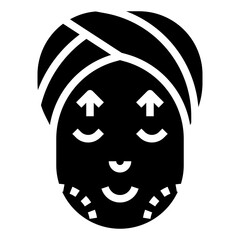 FACE1 glyph icon