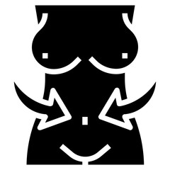 LIPOSUCTION glyph icon