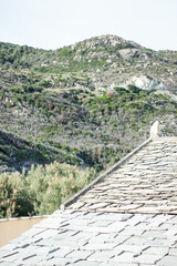 slate roofs in corsica