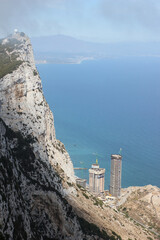 view from the rock of gibraltar