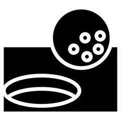 GOLF glyph icon
