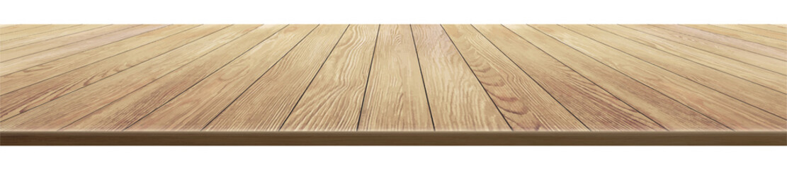 Empty wood table top mock up background - isolated can used for display or montage your products.