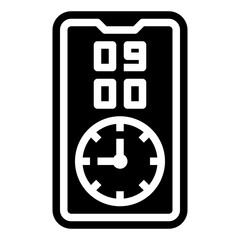 Obraz premium SMARTPHONE glyph icon