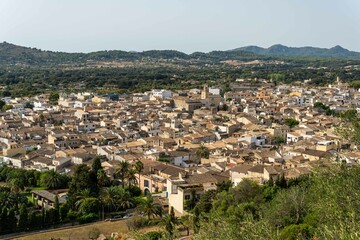 Fototapeta na wymiar Aerial view of the town of Arta