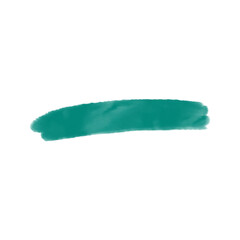 green watercolor brushstroke
