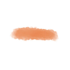 orange watercolor brushstroke