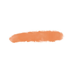 orange watercolor brushstroke